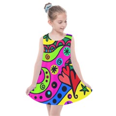 Seamless Doodle Kids  Summer Dress