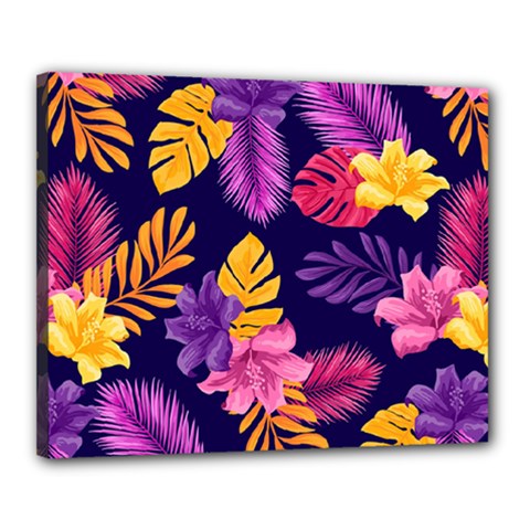 Tropical Pattern Canvas 20  X 16  (stretched) by Bangk1t