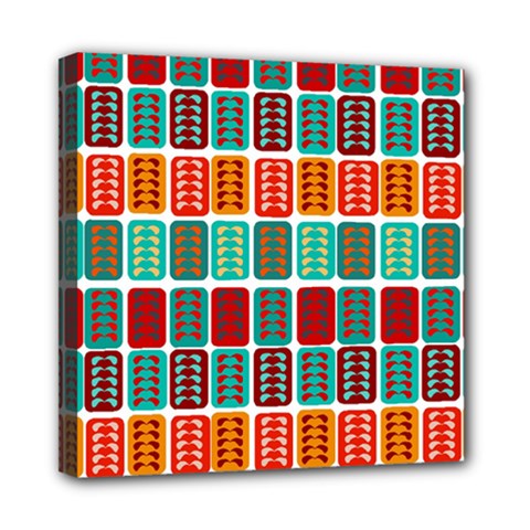 Bricks Abstract Seamless Pattern Mini Canvas 8  X 8  (stretched)