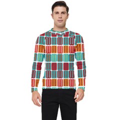 Bricks Abstract Seamless Pattern Men s Long Sleeve Rash Guard