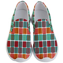 Bricks Abstract Seamless Pattern Men s Lightweight Slip Ons by Bangk1t