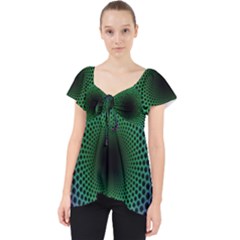 Abstract Patterns Lace Front Dolly Top by Bangk1t