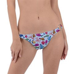 Sea Creature Themed Artwork Underwater Background Pictures Ring Detail Bikini Bottoms by Bangk1t