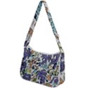 Purple Orange Green Blue Cartoon Zip Up Shoulder Bag View2