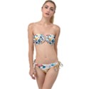 Mushroom Forest Fantasy Flower Nature Twist Bandeau Bikini Set View1