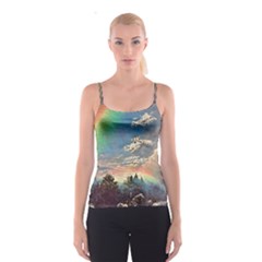 Abstract Art Psychedelic Arts Experimental Spaghetti Strap Top