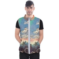 Abstract Art Psychedelic Arts Experimental Men s Puffer Vest