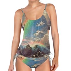 Abstract Art Psychedelic Arts Experimental Tankini Set