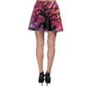 Trees Silhouette Sky Clouds Sunset Skater Skirt View2