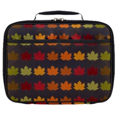 Autumn Fall Leaves Season Background Glitter Art Full Print Lunch Bag by Bangk1t