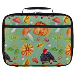 Autumn Seamless Background Leaves Wallpaper Texture Full Print Lunch Bag