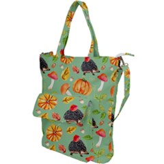 Autumn Seamless Background Leaves Wallpaper Texture Shoulder Tote Bag