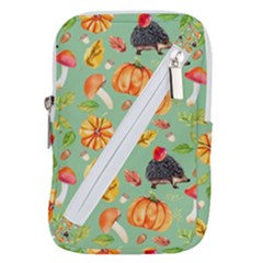 Autumn Seamless Background Leaves Wallpaper Texture Belt Pouch Bag (large)