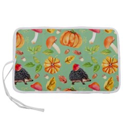 Autumn Seamless Background Leaves Wallpaper Texture Pen Storage Case (s) by Bangk1t