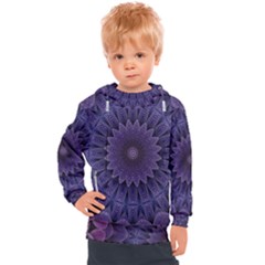 Shape Geometric Symmetrical Symmetry Wallpaper Kids  Hooded Pullover by Bangk1t