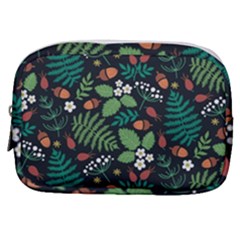 Pattern Forest Leaf Fruits Flowers Motif Make Up Pouch (small) by Amaryn4rt