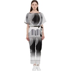 Washing Machines Home Electronic Batwing Lightweight Chiffon Jumpsuit