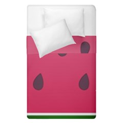 Watermelon Fruit Summer Red Fresh Food Healthy Duvet Cover Double Side (single Size)