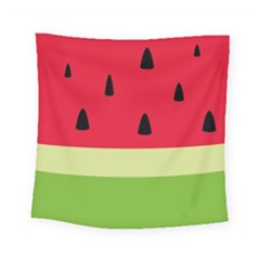 Watermelon Fruit Food Healthy Vitamins Nutrition Square Tapestry (small) by pakminggu