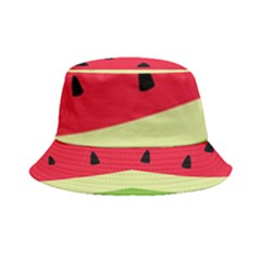 Watermelon Fruit Food Healthy Vitamins Nutrition Inside Out Bucket Hat by pakminggu