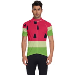 Watermelon Fruit Food Healthy Vitamins Nutrition Men s Short Sleeve Cycling Jersey by pakminggu