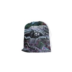 Cyberpunk Drama Drawstring Pouch (xs) by MRNStudios