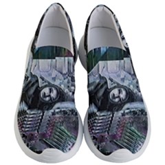 Cyberpunk Drama Women s Lightweight Slip Ons by MRNStudios