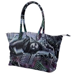 Cyberpunk Drama Canvas Shoulder Bag by MRNStudios