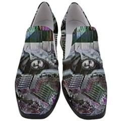 Cyberpunk Drama Women Slip On Heel Loafers by MRNStudios