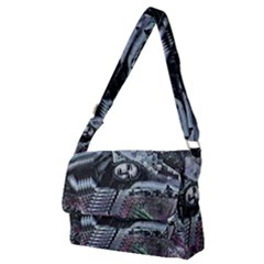 Cyberpunk Drama Full Print Messenger Bag (m) by MRNStudios