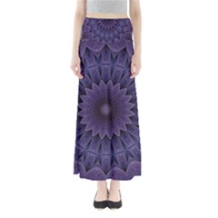 Shape Geometric Symmetrical Symmetry Wallpaper Full Length Maxi Skirt by Bangk1t