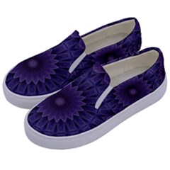 Shape Geometric Symmetrical Symmetry Wallpaper Kids  Canvas Slip Ons