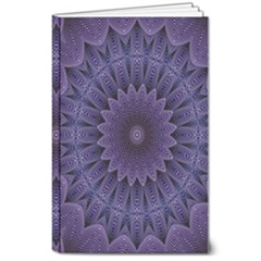 Shape Geometric Symmetrical Symmetry Wallpaper 8  X 10  Softcover Notebook