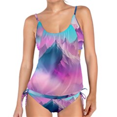 Landscape Mountain Colorful Nature Tankini Set