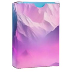 Landscape Mountain Colorful Nature Playing Cards Single Design (rectangle) With Custom Box