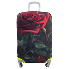 Rose Flower Plant Red Luggage Cover (medium)
