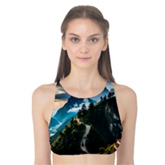 Nature Mountain Valley Tank Bikini Top