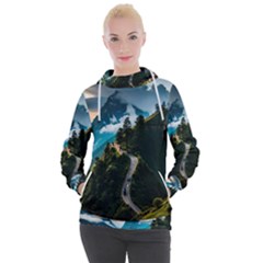 Nature Mountain Valley Women s Hooded Pullover