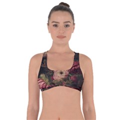 Flower Nature Background Bloom Got No Strings Sports Bra