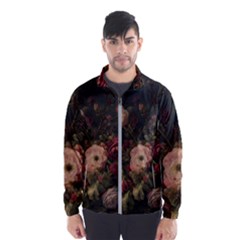 Flower Nature Background Bloom Men s Windbreaker