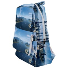 Futuristic City Fantasy Scifi Travelers  Backpack by Ravend