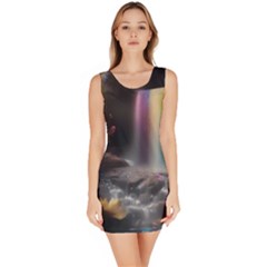 Waterfall Rainbow Bodycon Dress