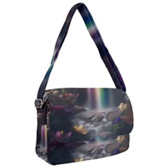 Waterfall Rainbow Courier Bag by Ravend