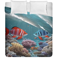 Fish Sea Ocean Duvet Cover Double Side (california King Size)