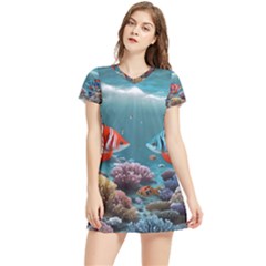 Fish Sea Ocean Women s Sports Skirt