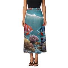 Fish Sea Ocean Classic Midi Chiffon Skirt