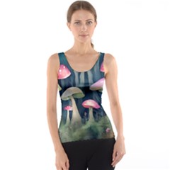 Mushroom Fungus Women s Basic Tank Top