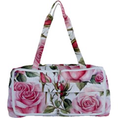 Flower Rose Pink Multi Function Bag by Ravend