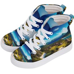 Beach Island Nature Kids  Hi-top Skate Sneakers