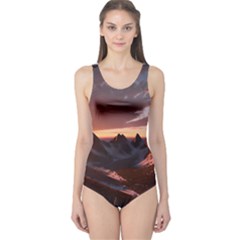 Landscape Mountains Nature One Piece Swimsuit